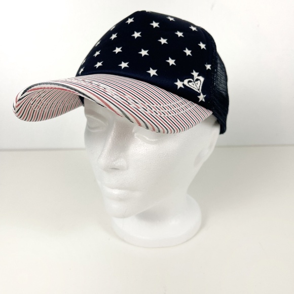 Roxy Navy Blue with Stars Hat - Picture 2 of 5